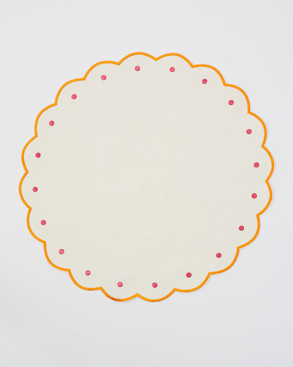 The round placemat