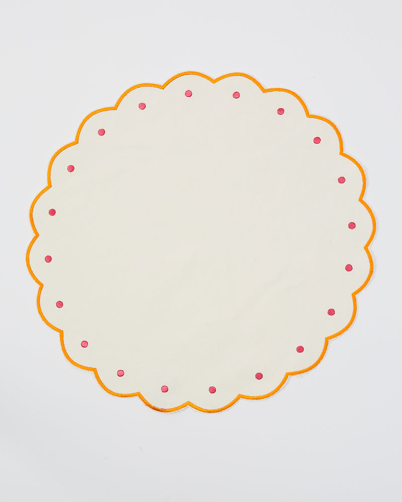 The round placemat
